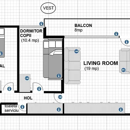Bel Dom - The Cosy, 2 Bedrooms Family Appartamento Cluj-Napoca